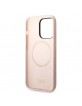 Karl Lagerfeld iPhone 14 Pro Hülle Case Silicon Karl Head Magsafe Rosa Pink