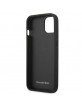 Mercedes iPhone 14 Case Cover Real Leather Urban Line Black
