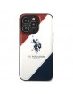 US Polo iPhone 14 Pro Max Case Cover Embossed Tricolor