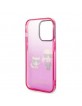 Karl Lagerfeld iPhone 14 Pro Hülle Case Cover Karl & Choupette Pink