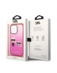 Karl Lagerfeld iPhone 14 Pro Max Case Cover Karl & Choupette Pink