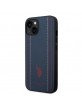 US Polo iPhone 14 / 15 / 13 Case Cover Stitch navy blue