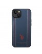 US Polo iPhone 14 Hülle Case Cover Stitch navy Blau