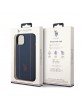 US Polo iPhone 14 / 15 / 13 Hülle Case Cover Stitch navy Blau