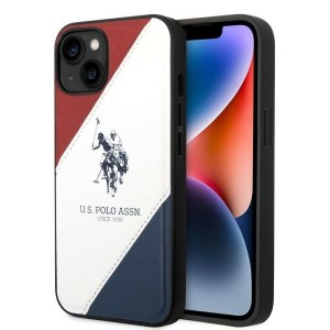 US Polo iPhone 14 Case Cover Embossed Tricolor