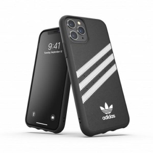 Adidas iPhone 11 Pro Hülle Case Cover PU Moulded Schwarz