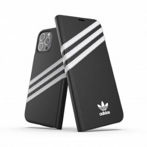 Adidas iPhone 12 Pro Max Tasche OR Booklet Case BASIC Schwarz