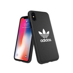 Adidas iPhone XS / X Hülle Case Cover OR Moulded BASIC Schwarz