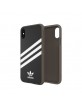 Adidas iPhone XS / X Hülle Case Cover OR Moulded Gumsole Schwarz