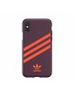Adidas iPhone XS / X Case Cover OR Molded Maroon / Orange