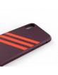 Adidas iPhone XS / X Hülle Case Cover OR Moulded Maroon / Orange