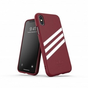 Adidas iPhone XS / X Case Cover OR Molded Burgundy