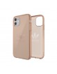 Adidas iPhone 11 Case Cover OR PC Big Logo Clear Pink Gold