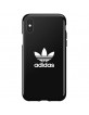 Adidas iPhone XS / X Hülle Case Cover OR Snap Trefoil Schwarz