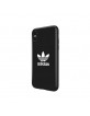 Adidas iPhone XS / X Hülle Case Cover OR Snap Trefoil Schwarz