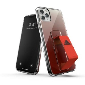 Adidas iPhone 11 Pro Max Case Cover SP Grip Clear Red