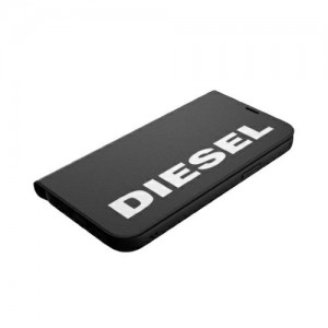 Diesel iPhone 12 Pro Max Tasche Core Booklet Case Schwarz
