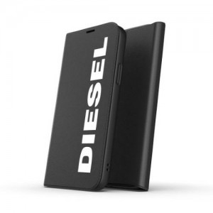 Diesel iPhone 12 / 12 Pro Book Core Booklet Case Black