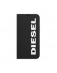 Diesel iPhone 12 / 12 Pro Tasche Core Booklet Case Schwarz