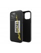 Diesel iPhone 12 / 12 Pro Case Cover Molded Embroidery Black Lime