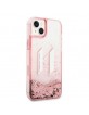 Karl Lagerfeld iPhone 14 Plus Case Cover Liquid Glitter Big KL Pink