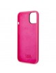 Karl Lagerfeld iPhone 14 Plus Hülle Case Cover Silikon RSG Pink