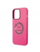 Karl Lagerfeld iPhone 14 Pro Max Hülle Case Cover Silikon RSG Pink