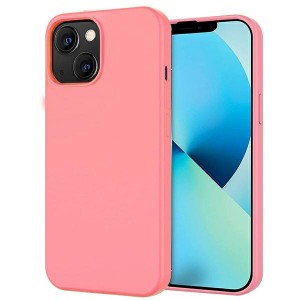 Beline iPhone 14 Hülle Case Cover 1mm Silikon Rosa / Pink