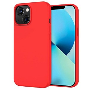 Beline iPhone 14 Plus Hülle Case Cover 1mm Silikon Rot