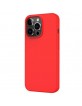Beline iPhone 14 Pro Hülle Case Cover 1mm Silikon Rot