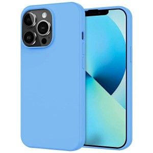 Beline iPhone 14 Pro Hülle Case Cover 1mm Silikon Blau