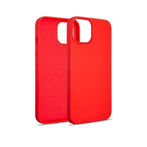 Beline iPhone 14 Hülle Case Cover Silikon Innenfutter Rot