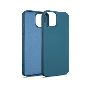 Beline iPhone 14 Hülle Case Cover Silikon Innenfutter Blau