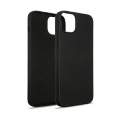Beline iPhone 14 Plus Hülle Case Cover Silikon Innenfutter Schwarz