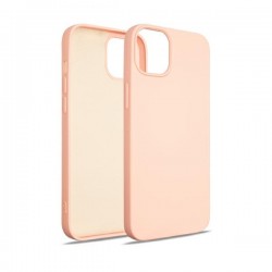 Beline iPhone 14 Plus Hülle Case Cover Silikon Innenfutter Rose Gold