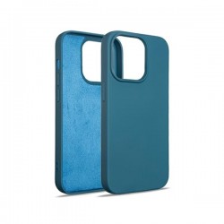 Beline iPhone 14 Pro Hülle Case Cover Silikon Innenfutter Blau