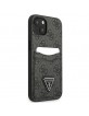 GUESS iPhone 13 mini Case Cover 4G Triangle Card Slot Black