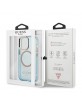 Guess iPhone 13 Pro MagSafe Hülle Case Cover Translucent Blau
