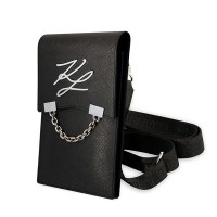 Karl Lagerfeld Handbag Autograph Necklace Black