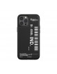 Diesel iPhone 12 Pro Max Hülle Case Cover Moulded Barcode Schwarz