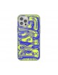 Diesel iPhone 12 Pro Max Case Cover AOP Snap Blue / Lime