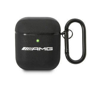 AMG Mercedes AirPods 1 / 2 case cover genuine leather black