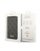 Guess iPhone 14 Plus Book Case Cover 4G Vintage Logo Grey