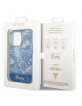 Guess iPhone 14 Pro Case Cover Porcelain Collection Blue