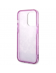 Guess iPhone 14 Pro Hülle Case Cover Porzellan Collection Lila