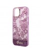Guess iPhone 14 Plus Hülle Case Cover Porzellan Collection Lila
