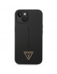 Guess iPhone 14 Plus Case Cover Silicone Triangle Logo Black
