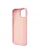 Guess iPhone 14 Case Cover Croco Collection Pink
