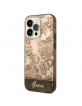 Guess iPhone 14 Pro Max Case Cover Porcelain Collection Brown