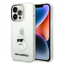 Karl Lagerfeld iPhone 14 Pro Case Hülle Cover Ikonik Choupette Transparent